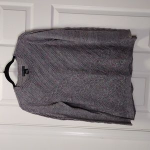 Design history knitted sweater| sz a |gray